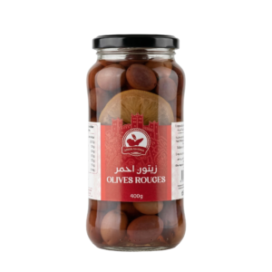 Olives rouges 400g